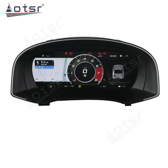 Aotsr 12.3 inch car LCD digital instrument panel instrument cluster speedometer suitable for Volkswagen Passat 2011-2015 LCD Instrument Cluster