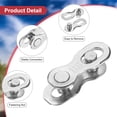 thumbnail image 4 of Uxcell 2pcs Bicycle Missing Link 11 Speed Reusable Steel Bike Chain Link Silver, 4 of 7