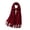 Wine, variant on Large Soft Feel Pashmina Scarf for Women, Silky Shawl Wrap, Trendy Fashion Scarf for Travel, Wedding, Evening Dress, Lightweight Neck Wrap, Elegant Daily Wear Hot Pink