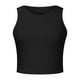 thumbnail image 4 of Camiseta cómoda elástica de cuello redondo sin mangas de color liso para mujer Fridja  gh4874, 4 of 8