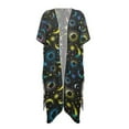 thumbnail image 4 of DISNIMO Moon Sun Print Womens Cover up Kimono Swimsuit Beach Coverups Cardigan Bathing Suit Cover Ups Casual Loose Bikini Cover Up Summer Swimwear Cover Up, 4 of 6