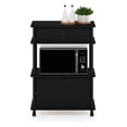thumbnail image 5 of HomeStock Nordic Haven Storage Cart With Cabinet-Finish:Americano/Black, 5 of 6