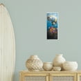 thumbnail image 2 of Stupell Industries Curious Tiger & Underwater Bouquet Animals Painting Unframed Art Print Wall Art, 7 x 17, 2 of 7