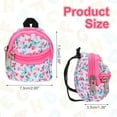 thumbnail image 2 of Uxcell Mini Doll Zipper Backpack, Tiny Doll Backpack Model Dollhouse Accessory Cute Miniature Bag Perfect for Girl & Dollhouse Decor Accessories & Daily Supplies(Pink Series), 2 of 6