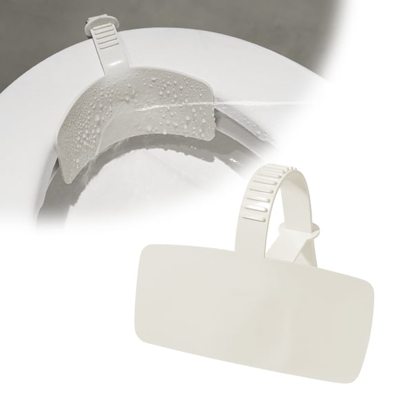 Easicozi Toilet Pee Splash Guard Urine Deflector Blocks Leaks Center Strap with Built-in O-Ring Comfortable Pee Shield for Toddlers, Potty Training & Elderly Fits Most Toilet Seats(1, 11.4x6.3inch)