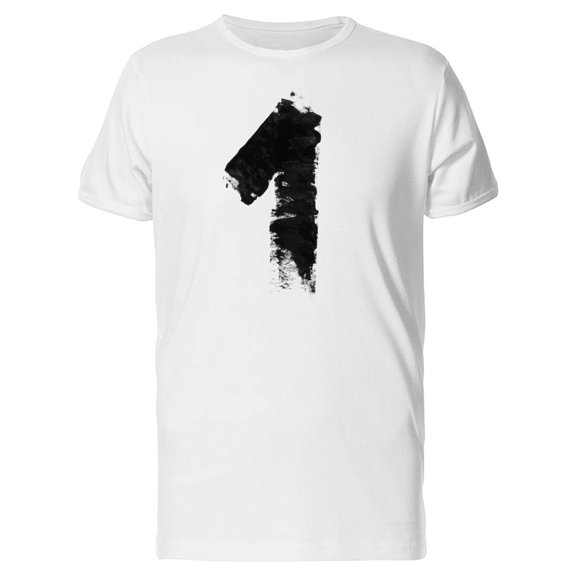 Number One With Grunge Textures Tee Men's -Image by Shutterstock