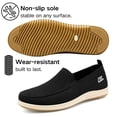 thumbnail image 5 of BERANMEY Mens Mesh Casual Sneakers Shoes Lightweight Slip on Walking Shoes Loafers for Men with Arch Support Comfort Wide Width Loafers, 5 of 9