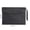 Black, variant on Faux Leather A4 Envelope Document Folder with Wrist Strap, Magnetic Closure and Pen Slot, Durable Portable Business Portfolio for Office, Meetings & Daily Professional Use
