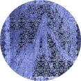 thumbnail image 1 of Ahgly Company Indoor Round Oriental Blue Industrial Area Rugs, 6' Round, 1 of 4