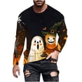 thumbnail image 1 of Pisexur Chandails en Molleton Oversize d'Halloween pour Hommes Chandails en Molleton Graphiques de Festival Amusants Manches Longues Chandail Décontracté Col Rond Grande Taille P-6TG, 1 of 5