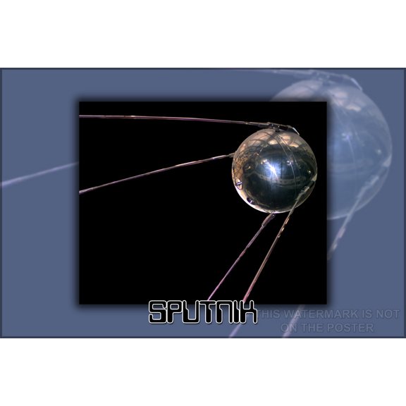 24"x36" Gallery Poster, Sputnik 1