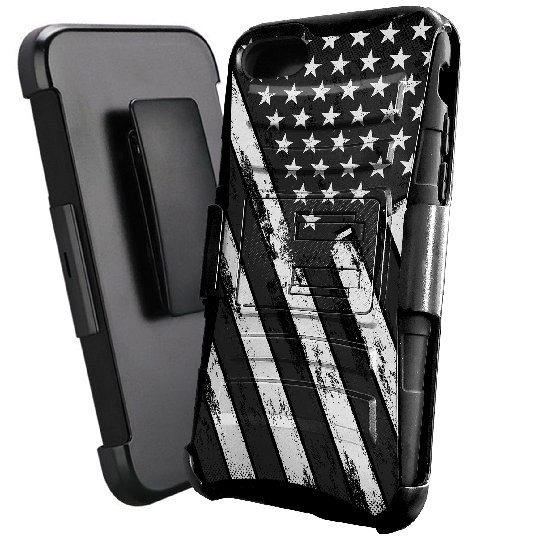 DALUX Hybrid Kickstand Holster Phone Case Compatible with Iphone SE