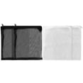 thumbnail image 3 of 10pcs 15x10cm Aquarium Filter Bag Zipper Filtering Bag Fish Tank Mesh Pouch (White, Black, 5pcs Each), 3 of 8