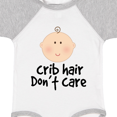 thumbnail image 4 of Inktastic Crib Hair Dont Care Funny Baby Clothes Boys or Girls Baby Bodysuit, 4 of 5