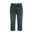 thumbnail image 6 of Women's Trendy Mid Rise Distressed Stretchy Denim Jeans Relaxed Fit Summer, 6 of 8