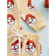thumbnail image 6 of TSEXIEFOOFU Boys Girls Christmas Pants Set Santa Claus/Snowman Print T-shirt with Elastic Waist Pants, 6 of 8