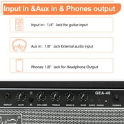 Electric Guitar Amplifier 40W Sounds Amplifier, Black