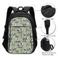 thumbnail image 3 of Balery Farm Cows Mochila con carga USB para hombre y mujer - Mochila impermeable y antirrobo para laptop con puerto USB para viajes, trabajo, 3 of 7