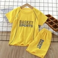 thumbnail image 2 of Boy's 2 Piece Outfits Tank Top with Shorts Basketball Set Toddler Boy Summer Clothes for Boys 4-5 Years, 2 of 3
