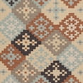 thumbnail image 4 of BoutiqueRugs Waddy Southwestern Runner Rug - Beige, Dark Red, Dark Brown - 2'6" x 8' Runner, 4 of 5