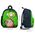 thumbnail image 2 of Invader Zim Lightweight Backpack Shoulder Bag Adjustable Straps Backpacks Daypack Travel, 2 of 6
