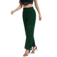 thumbnail image 4 of Pincandy Women's High Waist Lace Wide Leg Casual Pants, Loose Fit, Elastic Waistband, Daily & Party Wear, 4 of 6