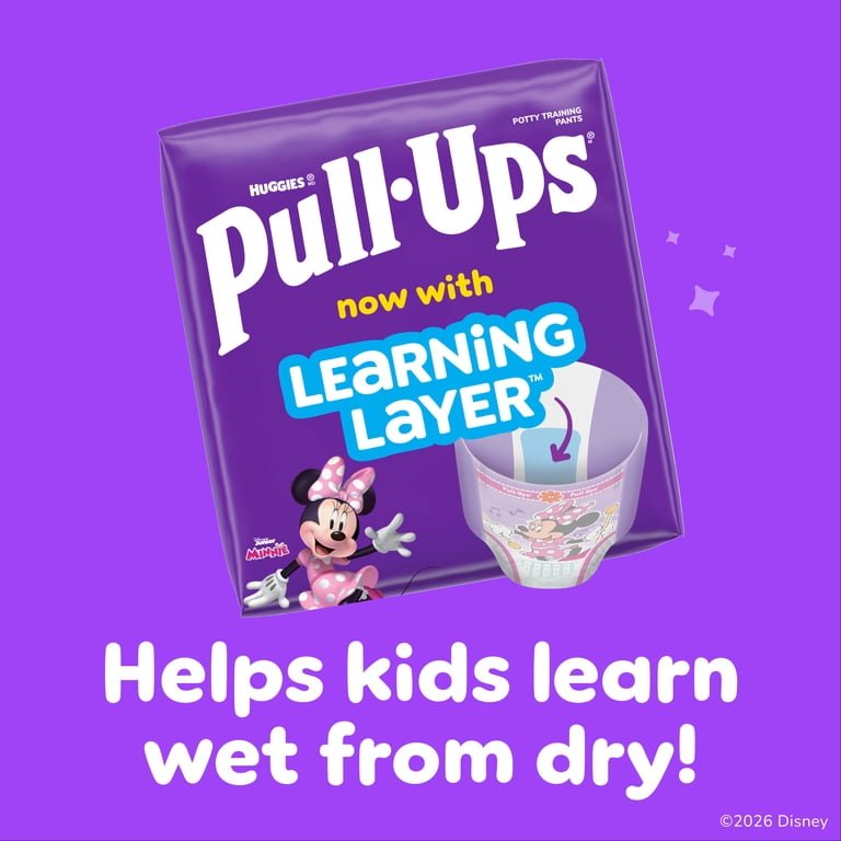 Pull-Ups Girls' Potty Training Pants, 4T-5T, 82 Count photo 2