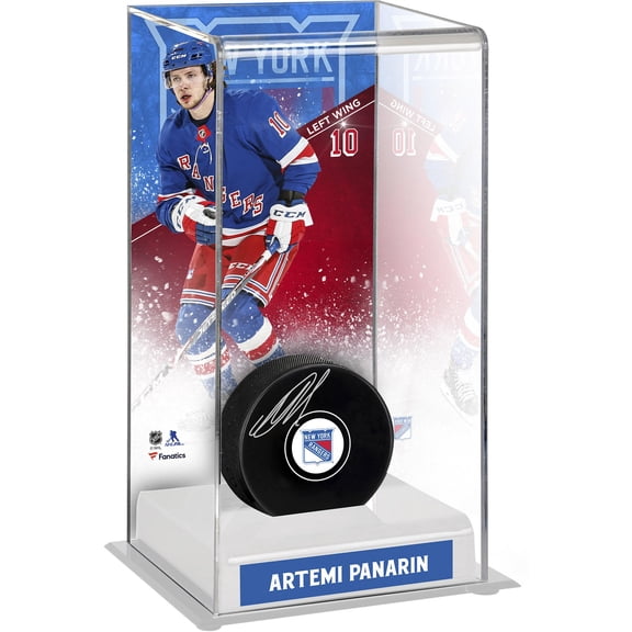 Artemi Panarin New York Rangers Deluxe Tall Hockey Puck Case