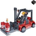 thumbnail image 1 of Kit de construcción BanBao Montacargas de 128 piezas con figuras, 1 of 3