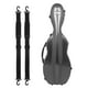 thumbnail image 2 of Estuche para violín 4/4 con protección de termómetro. Bolsa de transporte para violín duradera y portátil. rayas negras, 2 of 9