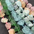 thumbnail image 4 of Piedras naturales irregulares de forma libre, en bruto, lapislázuli, amatistas, minerales, citrinas, amazonita, pepitas de cristal, cuentas para hacer joyas, 4 of 5