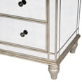 thumbnail image 3 of Rectangle Mirrored Three Drawer Console Storage Chest, 3 of 4