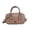 Mocha, variant on MKF Collection Vesper Satchel Bag, Vegan Leather Shoulder Bag Handbag Purse by Mia K
