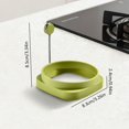 thumbnail image 3 of Food Grade Silicone Egg Rings, Non-Stick Mold for Fried Eggs & Poachers, Dishwasher Safe Cookware, 3 of 7