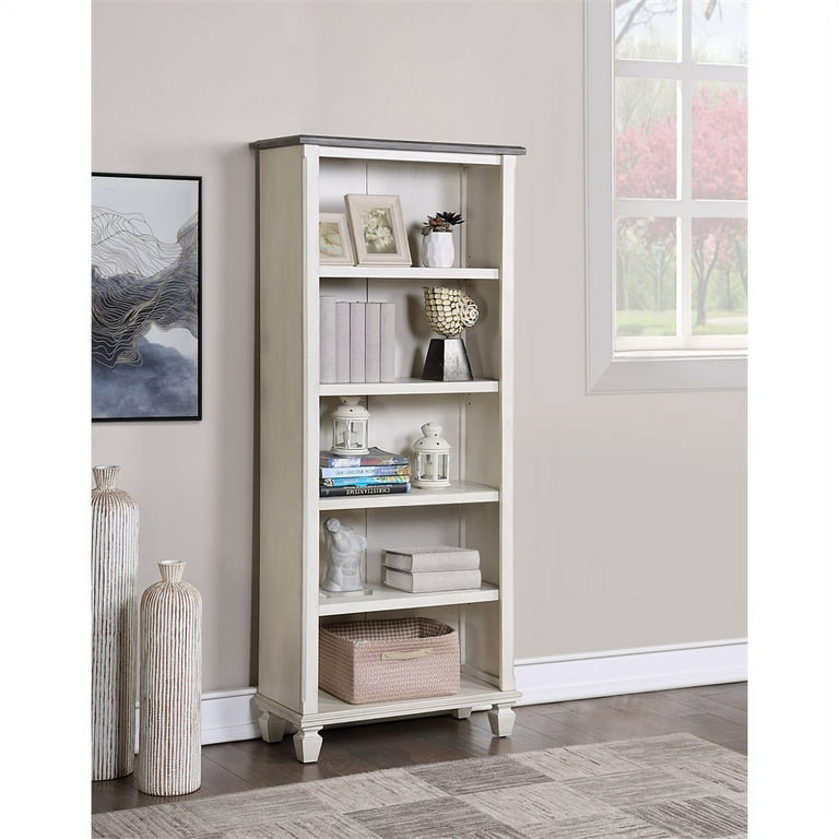 Farmhouse cheap white bookcase