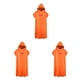 thumbnail image 2 of Albornoz de poliéster a prueba de viento Qarigey con capucha Color sólido Reemplazo hombres mujeres, 2 of 6