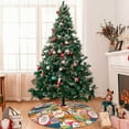 thumbnail image 7 of Sikiie Retro Summer Stamp 30-48 inches {designName} Print Christmas Tree Skirt Snowman Xmas Tree Skirt with Edge Christmas Decorations for Holiday Party36", 7 of 7