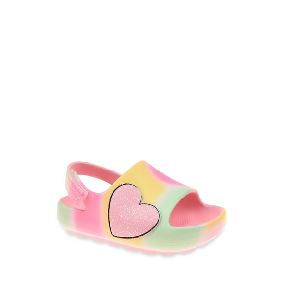 Wonder Nation Toddler Girl Eva Icon Slide Sandals