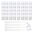thumbnail image 1 of 100 paquetes de botellas de aceite esencial, vial de aceite de 2ML con cuentagotas, botellas de muestra, botellas de trago, minicontenedores de botellas de vidrio, 1 of 7