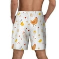 thumbnail image 4 of Daiia Funny Chicken Mens Swim Trunks Swim Shorts Quick Dry Swim Shorts with Mesh Lining Pockets-Medium, 4 of 9