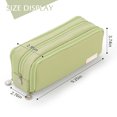 thumbnail image 6 of Large Capacity Pencil Case with 3 Compartments, Double‑Open & Four‑Open Design, Portable Pen Pouch for Students, Teens and Adults, 6 of 7