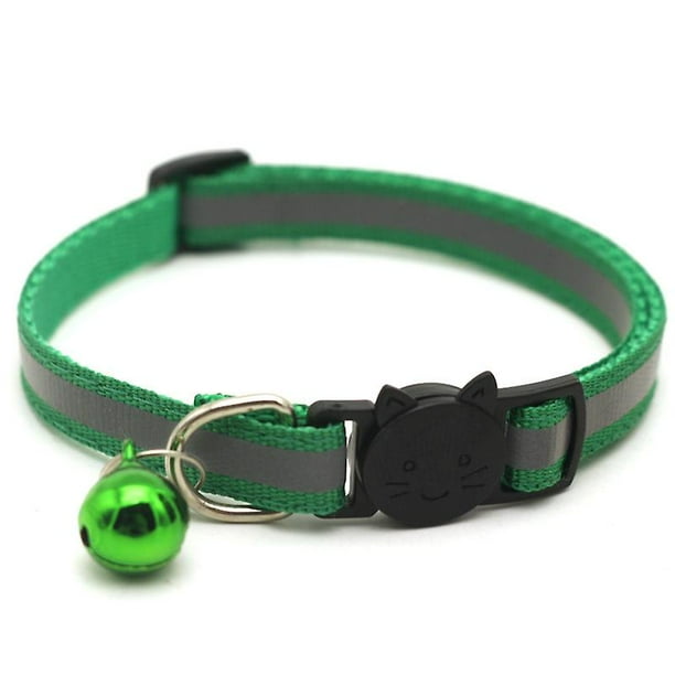 Paquete De 12 Collares Reflectantes Para Gatos Con Campana, Hebilla De Liberación Rápida De Seguridad, Collar Ajustable De 19 A 32 Cm Para Todos Los Gatos Domésticos, Gatitos, Mascotas, Machos Y