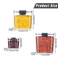 thumbnail image 3 of Kitchen Airtight Storage Canisters Set of 3 for Flour Sugar Spices, Stackable Food Storage Containers with Lids Keep Ingredients Fresh for Pantry Organization, Storage Box *1 + Seasoning Spoon *1, 3 of 8