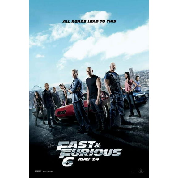 Fast & Furious 6 Movie Poster Print (27 x 40) - Item # MOVCB30015