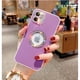 thumbnail image 1 of Funda de teléfono suave de cuero con purpurina ostentosa de cristal de diamante para iPhone 13 14 Pro Max 12 11 XS XR 7 8 Plus SE, funda de lujo Tan Jianjun unisex, 1 of 2