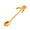 Golden, variant on Homelife Cat Spoon Coffee Teaspoon Stainless Steel Hanging Cup Tea Spoon for Drink Mixing Cute Cat Shape Milkshake Jam Spoon Coffee Lover Gift