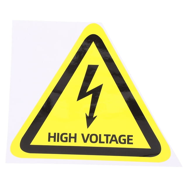 Adhesivo de advertencia de alto voltaje Etiqueta de peligro de descargas eléctricas Calcomanía de advertencia