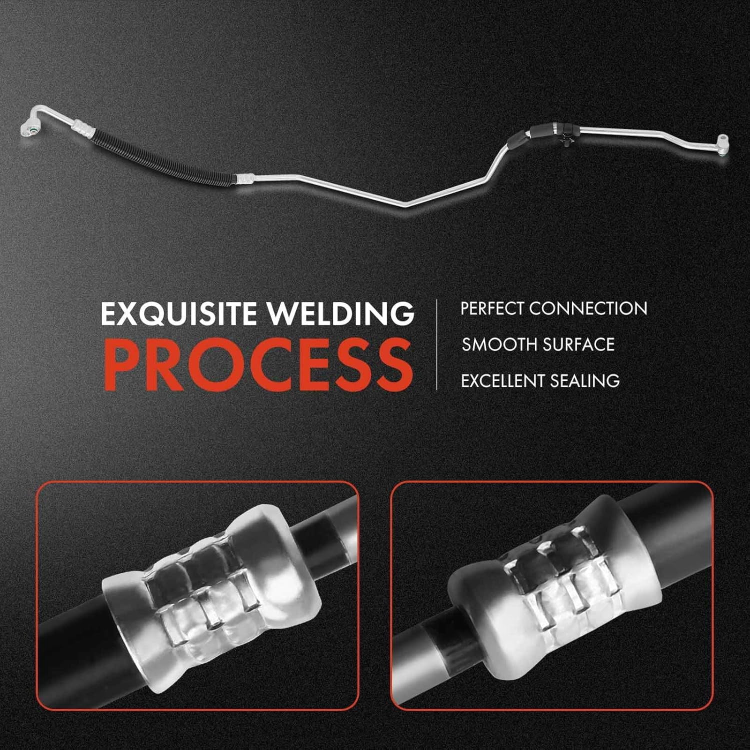 A-Premium A/C Liquid Line Hose Assembly Compatible with Dodge Intrepid 1998-2002 & Chrysler 300M 1999-2002, Concorde 1998-2002, Intrepid, LHS, 3.2L 3.5L, Condenser to Evap, Without Orifice Tube