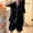 Black, variant on Abomasnow Slik Satin Pajama Set for Women Short Sleeve Button Down Pjs and Shorts 2 Piece Loungwear with Pockets