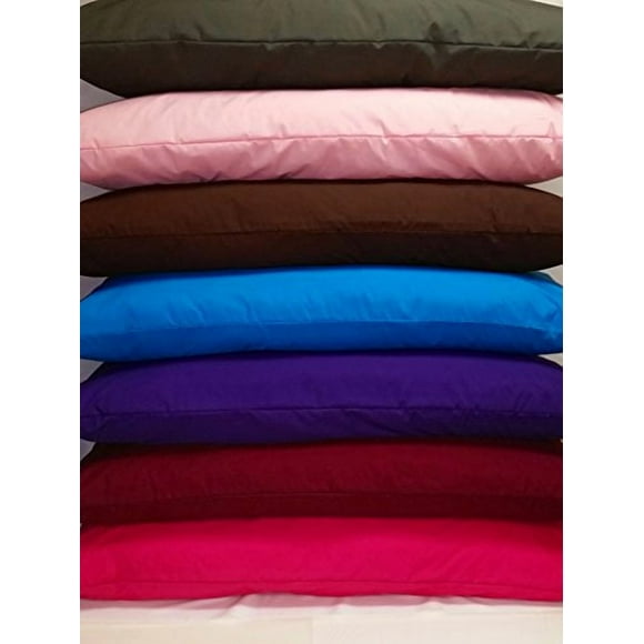MoonRest %100 Cotton Body Pillow Protectors/Cover with Seams (Red, 21" X 60" w/French Seams)